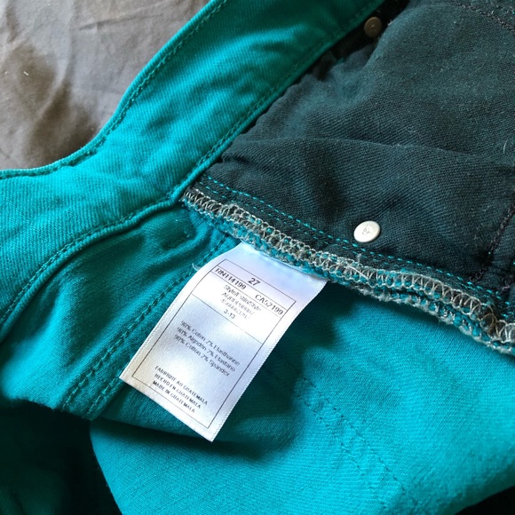 Turquoise Quiksilver Jean Pants - Picture 8 of 8